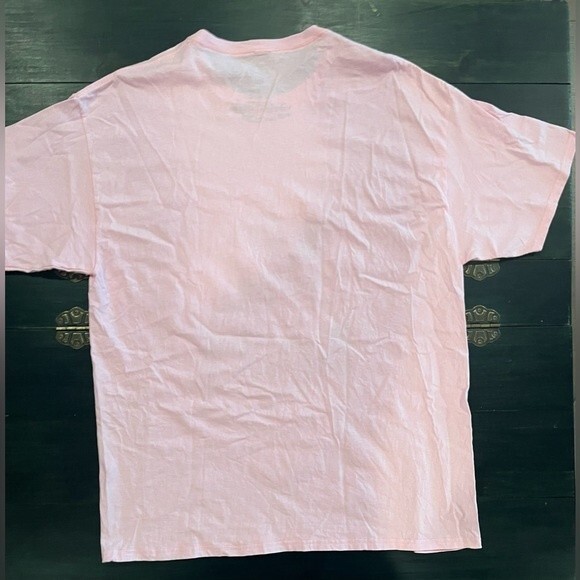 Men’s XL Bart Simpson Skeleton Tee Pink and Black Washed Once Never Worn - Picture 2 of 6